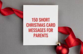 150 Quick Christmas Card Messages for Dad and mom