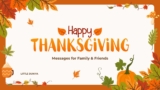 150 Quick Thanksgiving Card Messages for Household & Mates