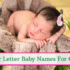 Stunning 4 Letter Child Names For Ladies